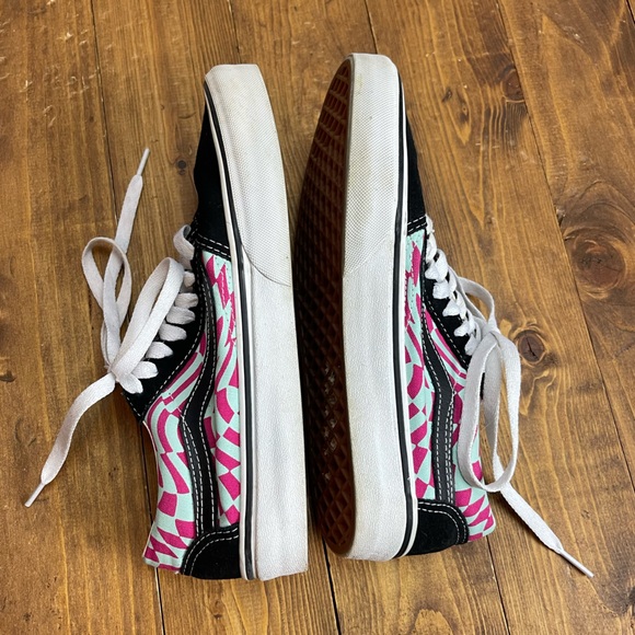 Vans Old Skool twist wrap checked sneakers Womens size 8 - Picture 5 of 8